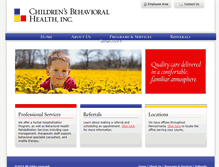 Tablet Screenshot of childrensbh.com